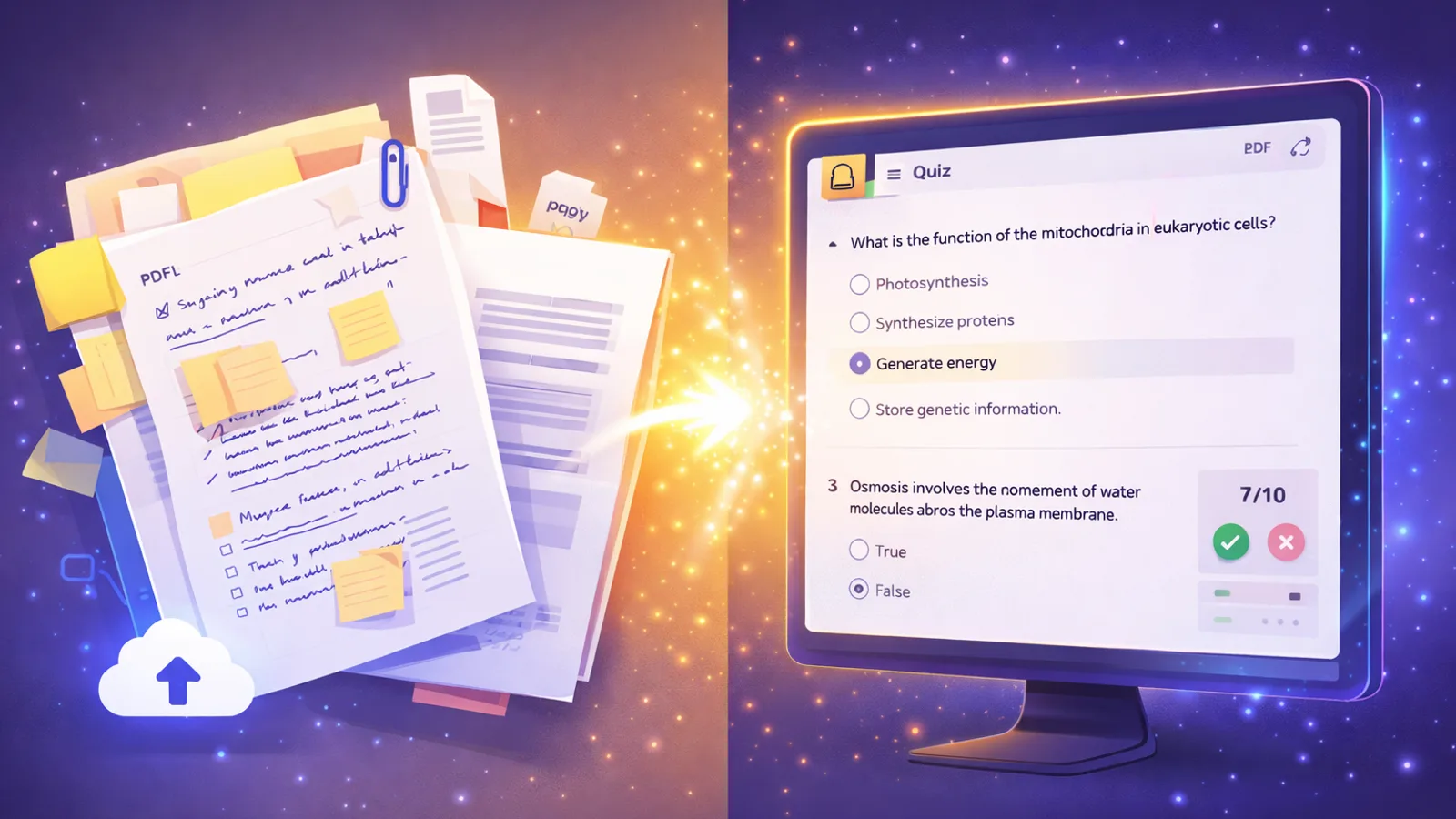 Cover image for AI Quiz Generator: Create Practice Tests from Notes & PDFs (2026)