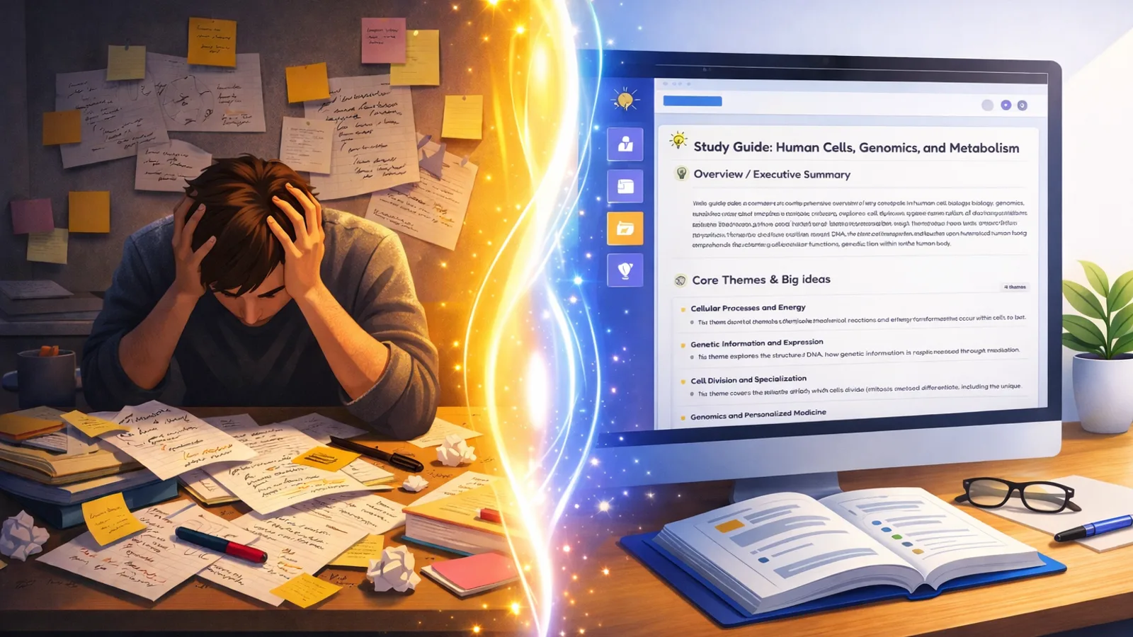 Cover image for AI Study Guide Maker: Generate Study Guides from Notes Automatically (2026)