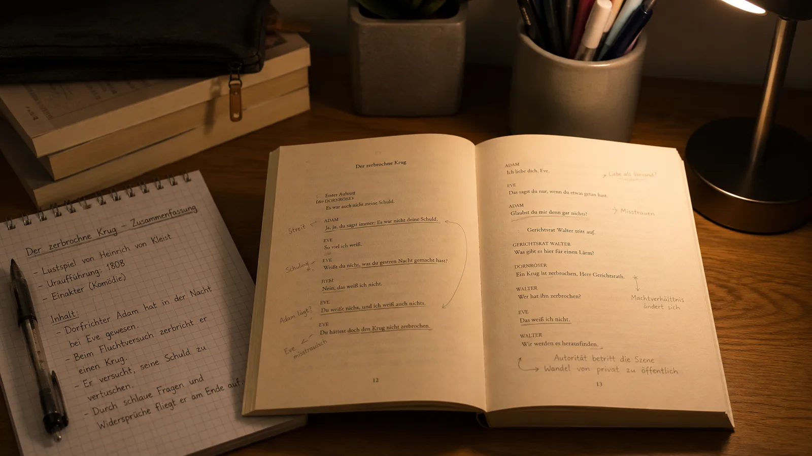 Titelbild für Der zerbrochne Krug: Zusammenfassung und Analyse (2026)