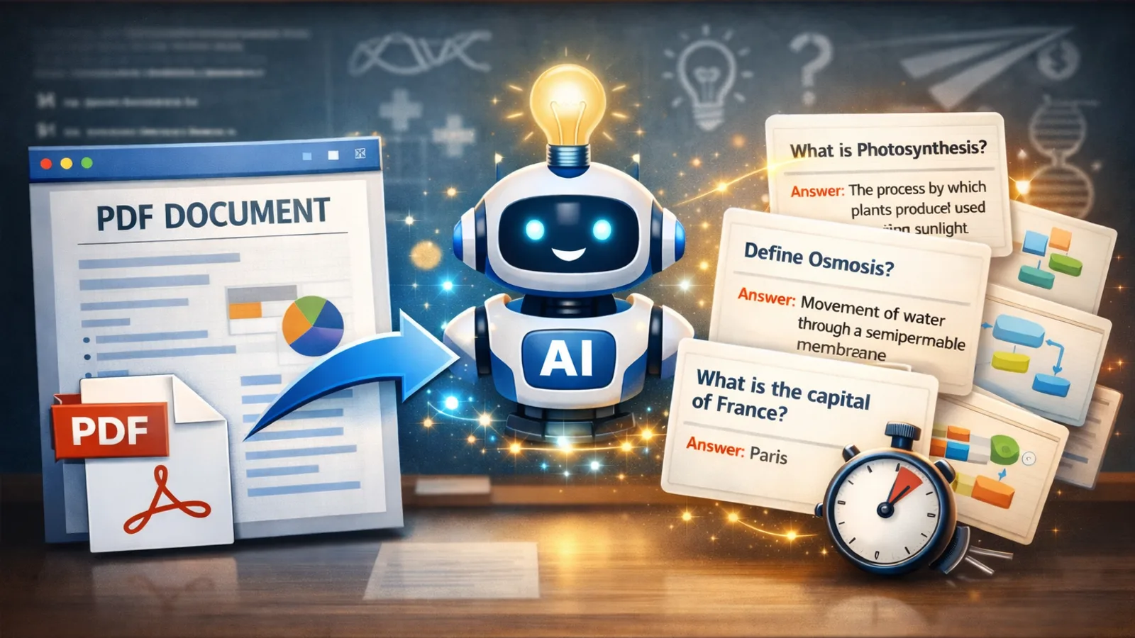 Cover image for PDF to Flashcards: Turn Any PDF into Study Cards with AI (2026)